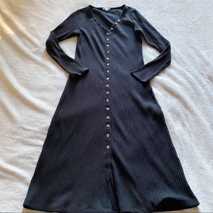 American Eagle Black Midi Dress
